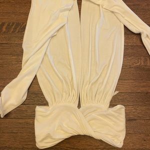 Are You Am I White wrap top